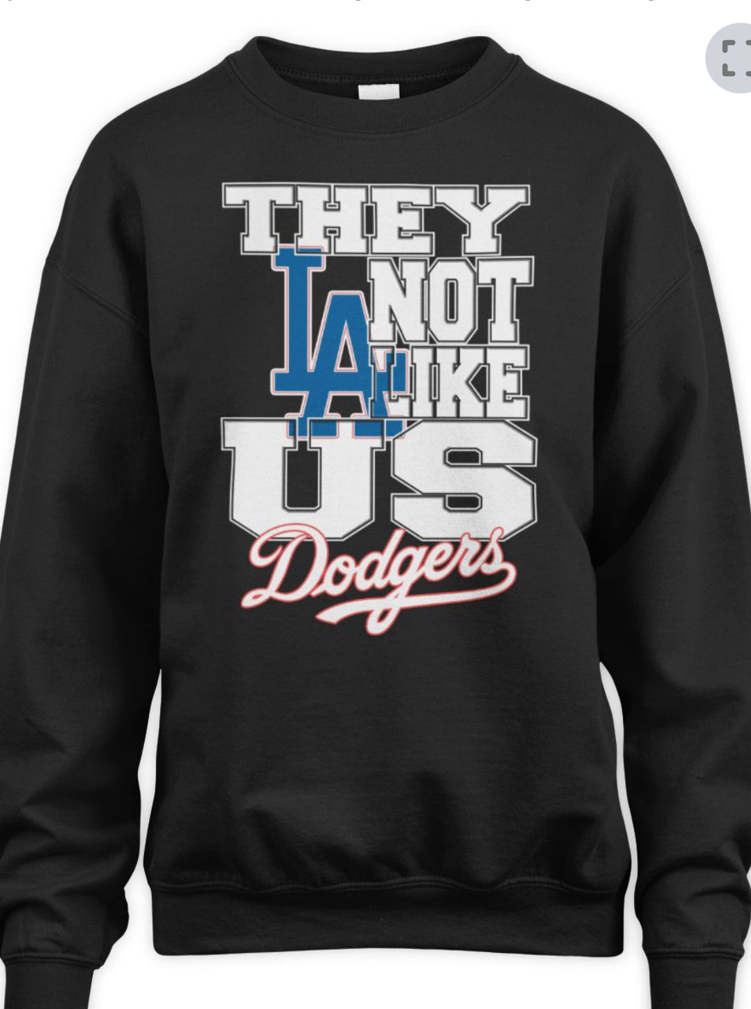 Dodgers They are not like us hoodie