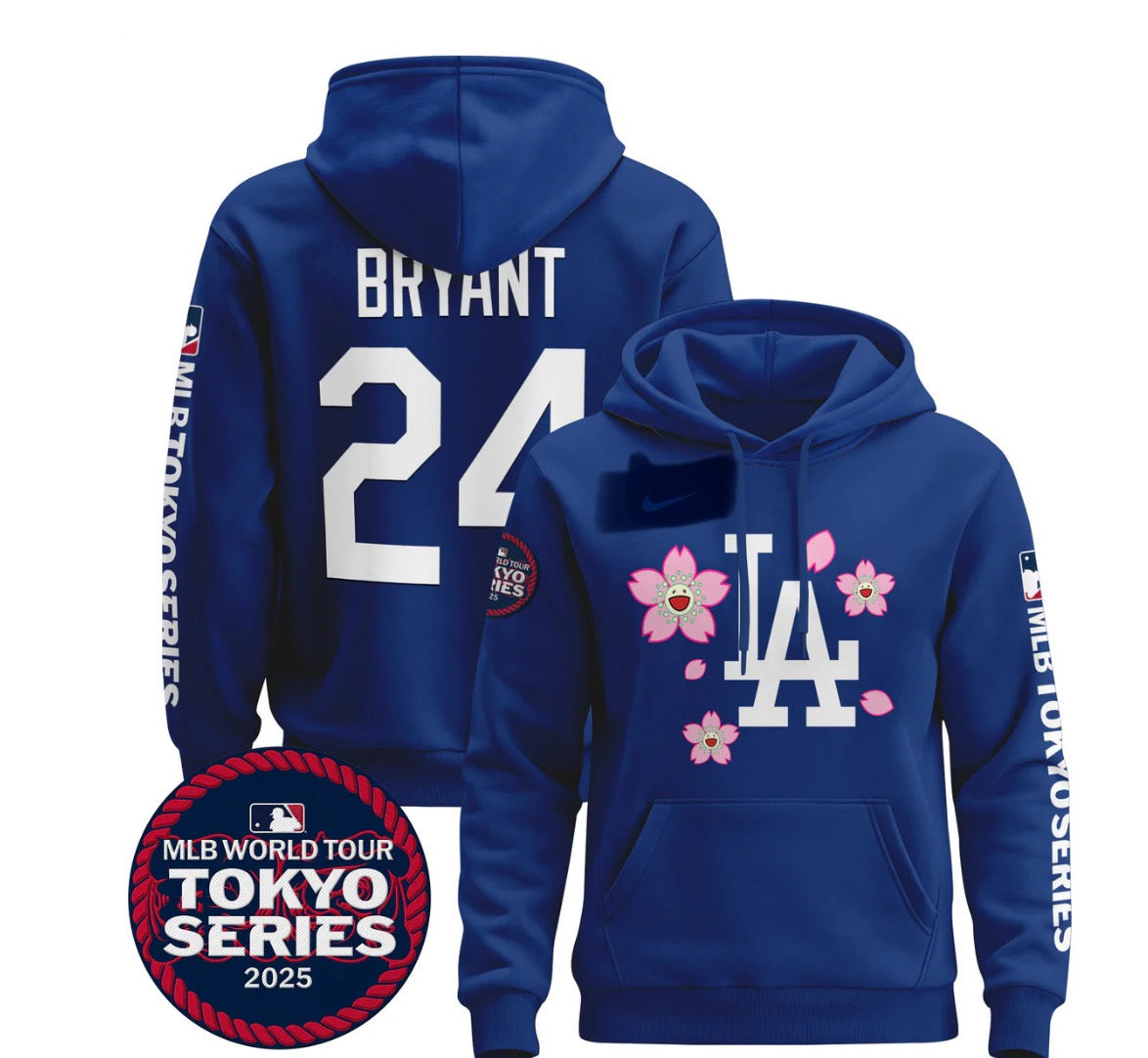 Dodgers Tokio 2025 Custom hoodies