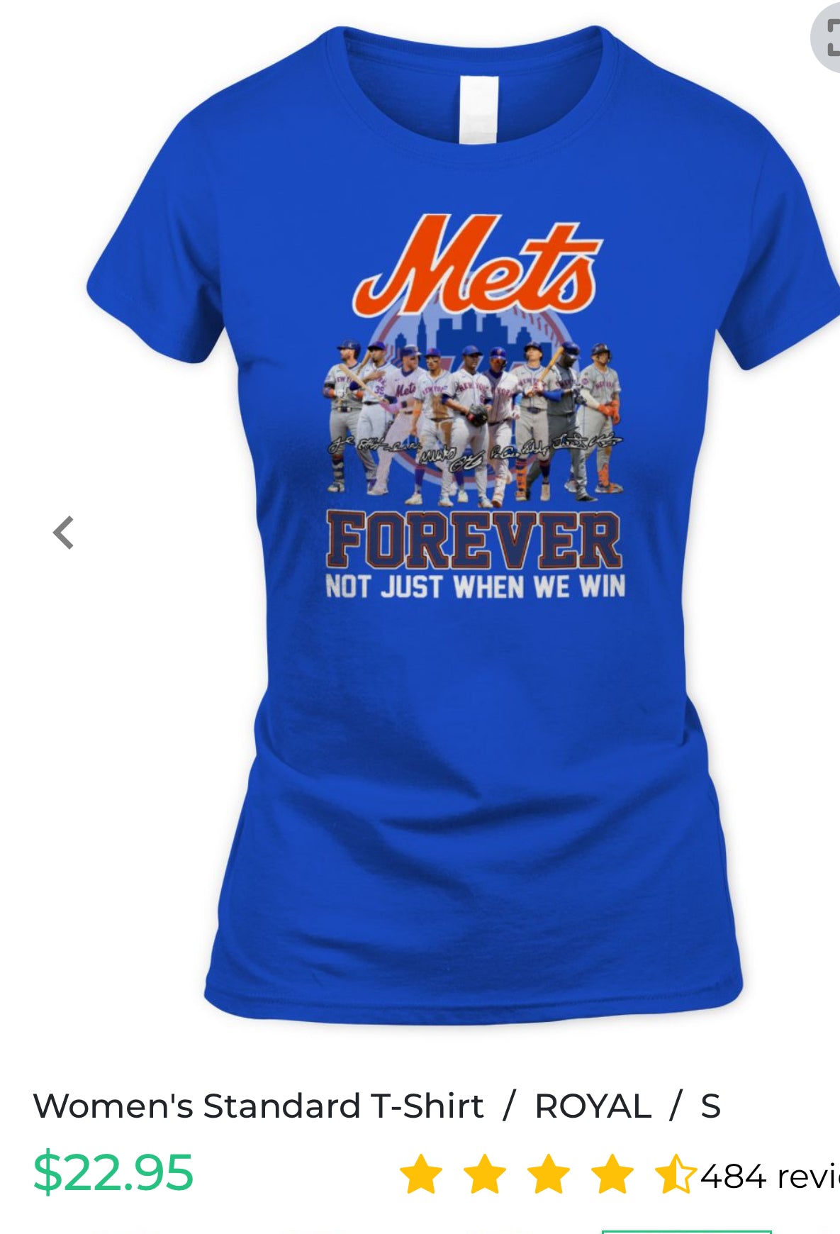 Mets t-shirt