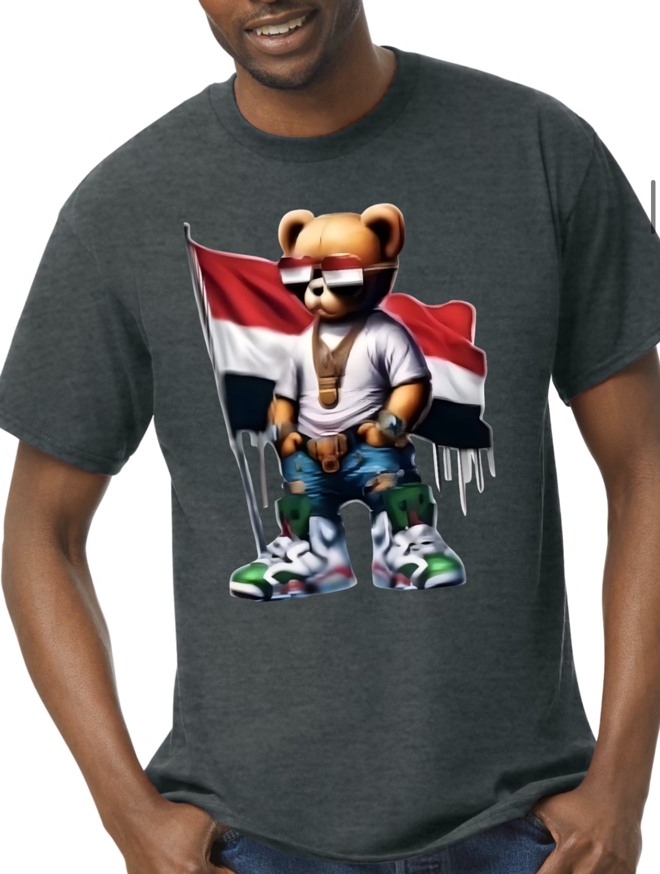 Cool bear represent the world tshirt