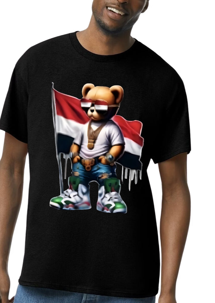 Cool bear represent the world tshirt