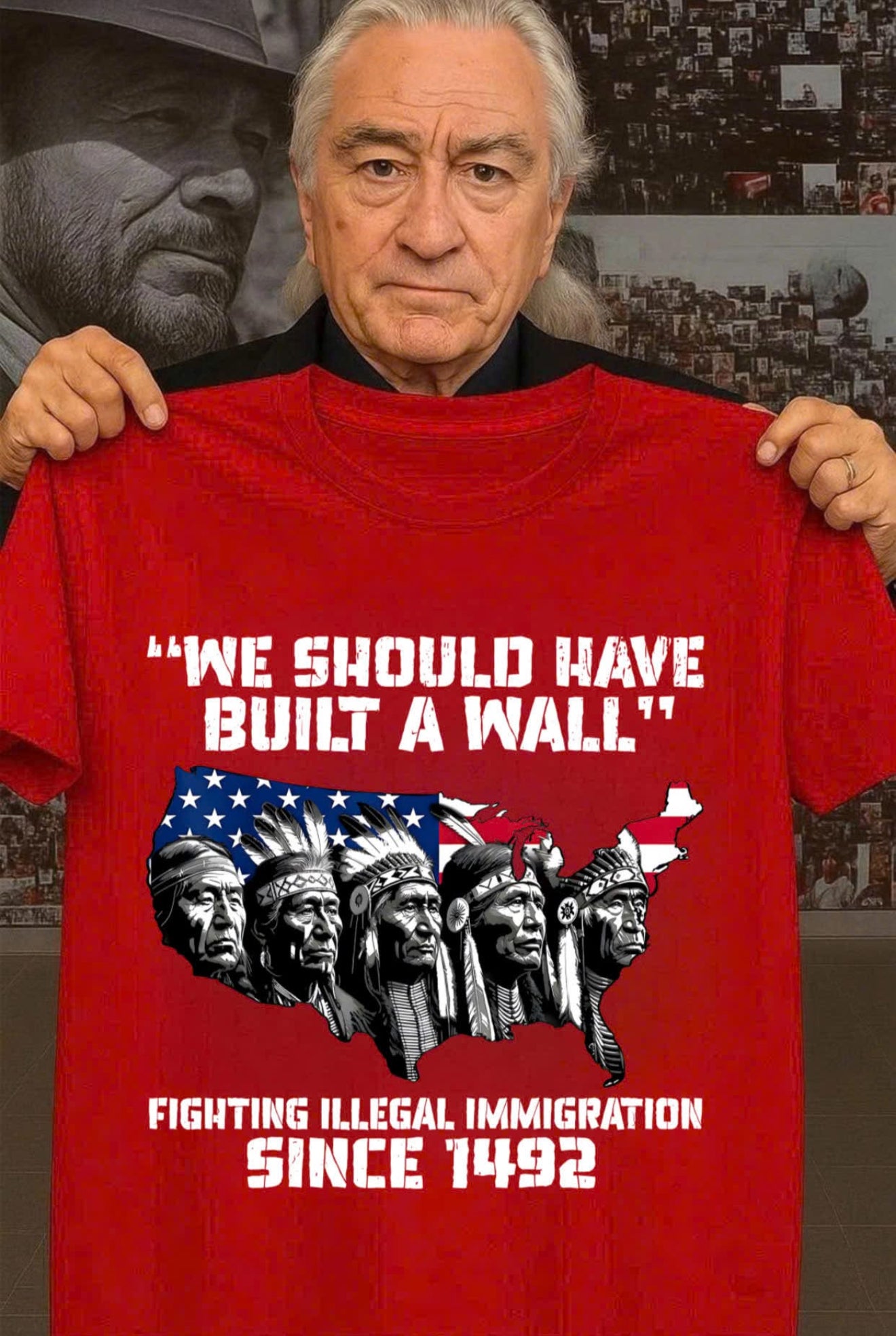 Built a wall t shirt