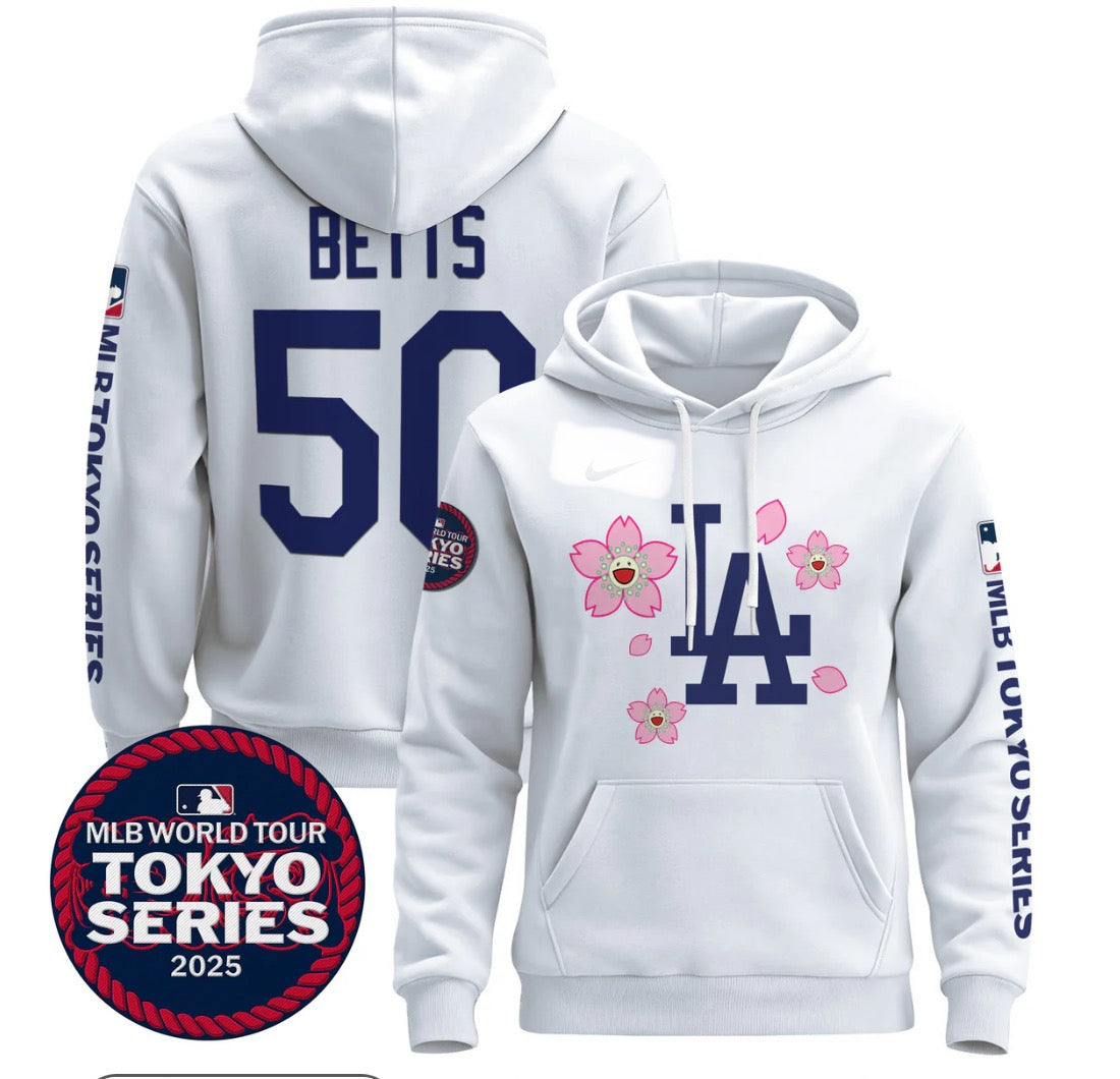 Dodgers Tokio 2025 Custom hoodies