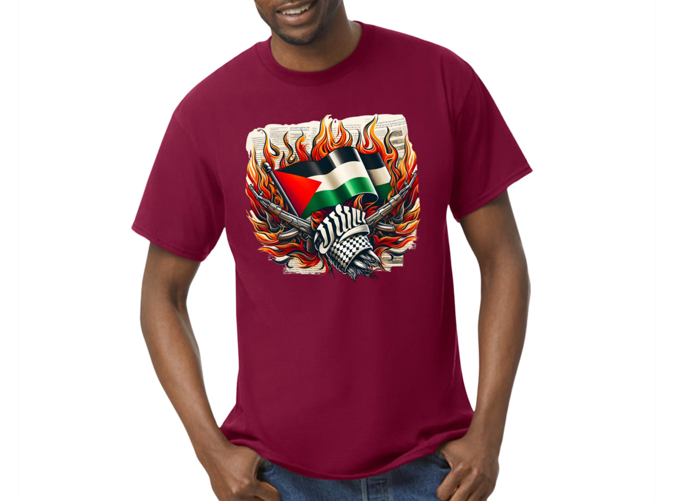 TNS TSHIRT IN SUPPORT OF PALESTINE