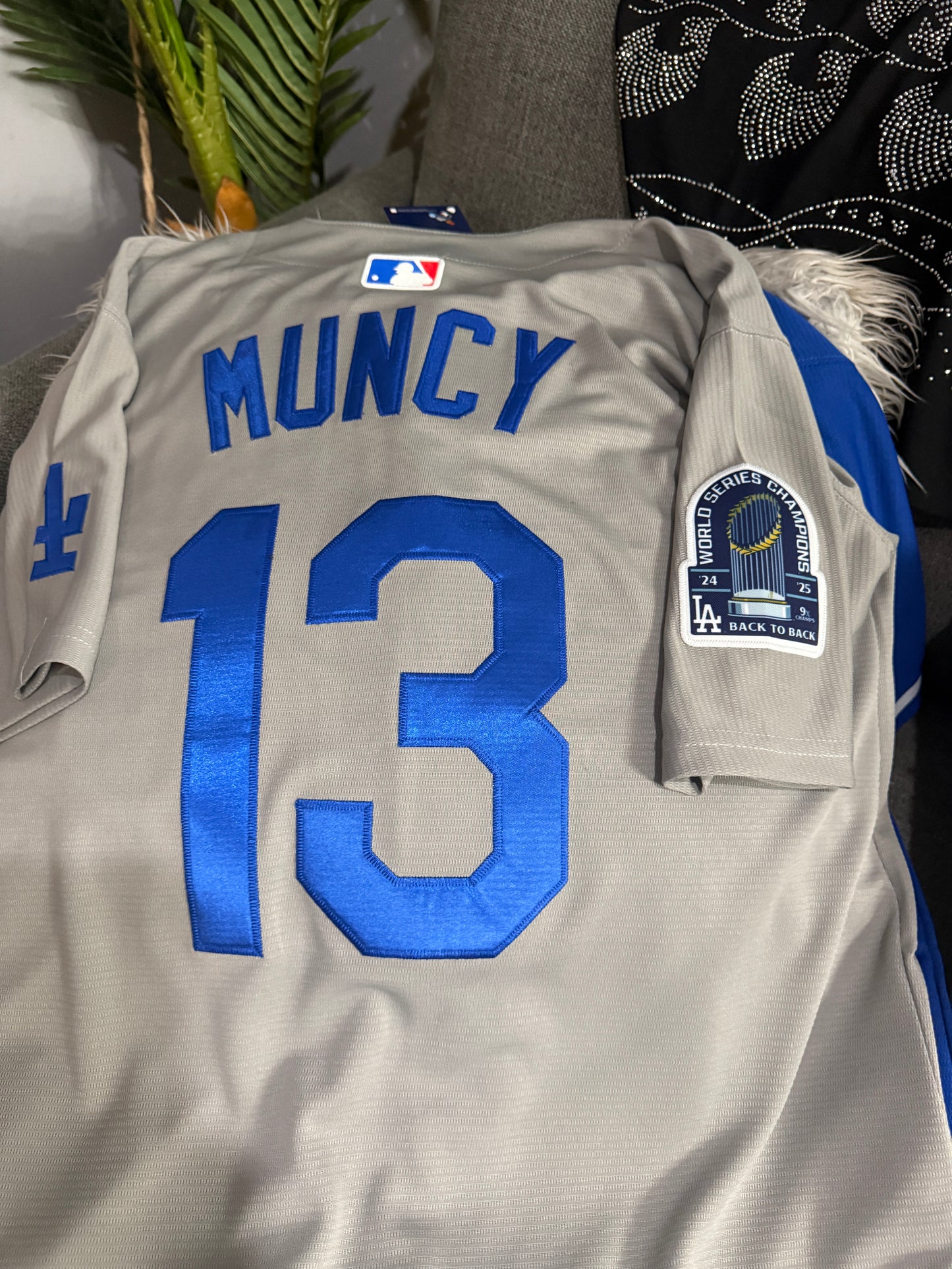 Dodgers Muncy custom jersey