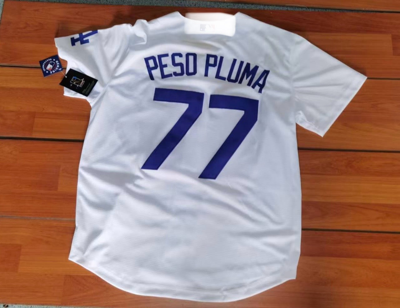 Dodgers Peso Pluma Custom Jersey