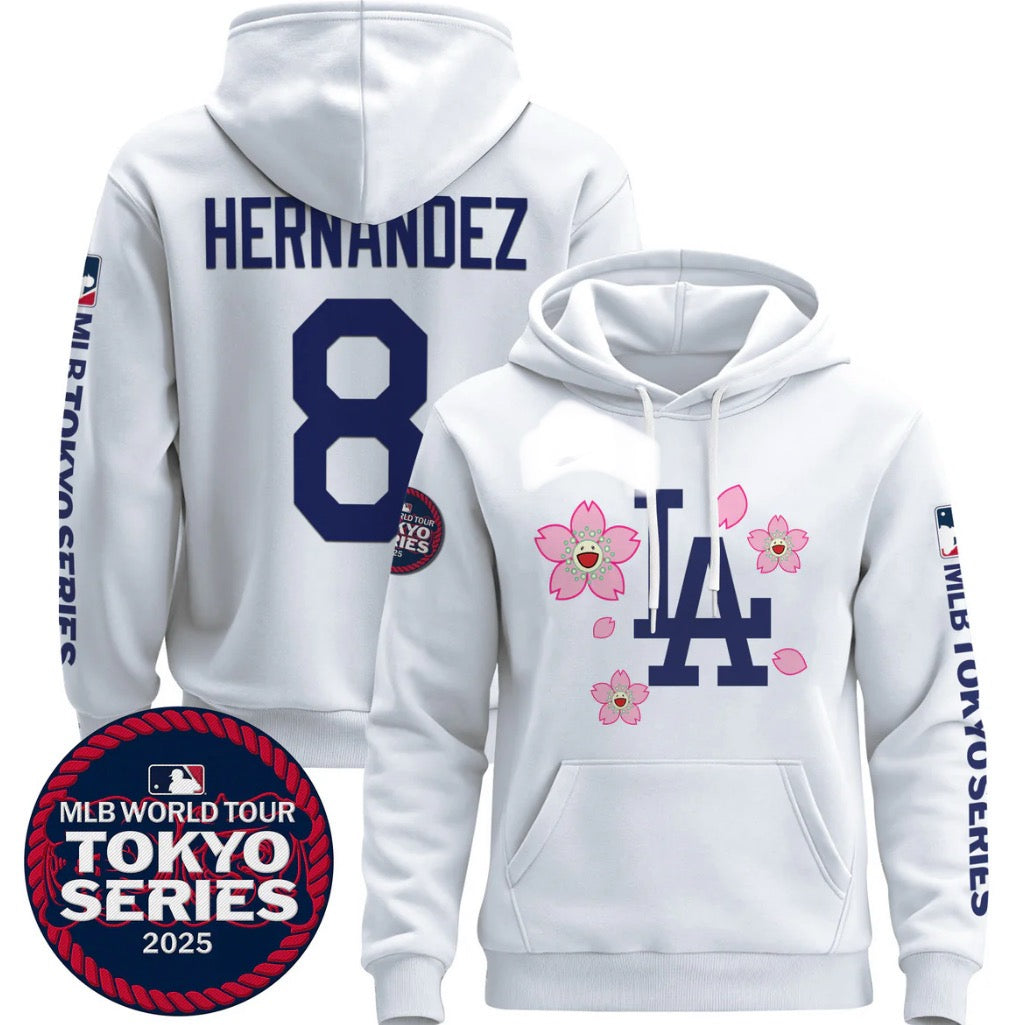 Dodgers Tokio 2025 Custom hoodies