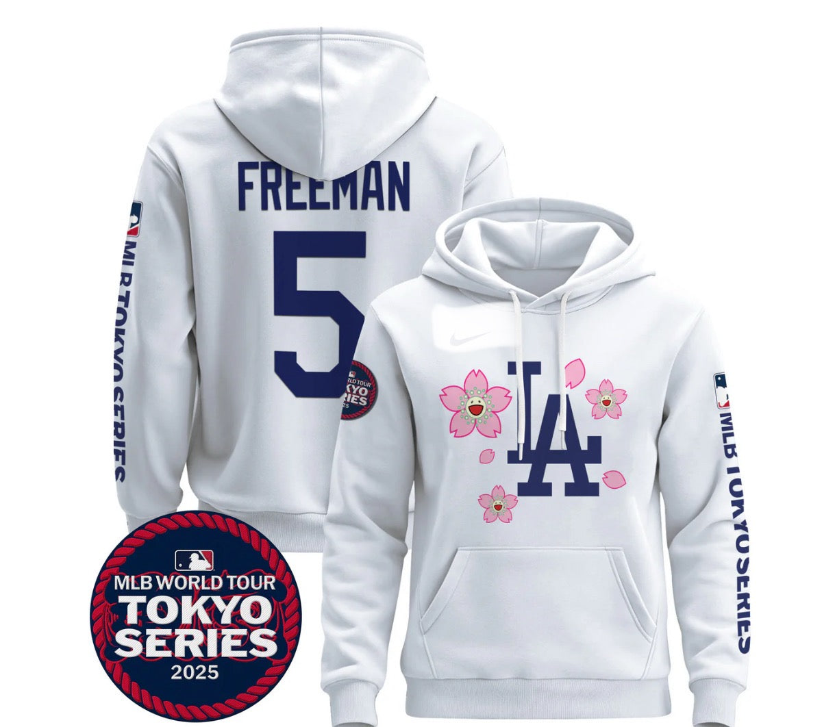 Dodgers Tokio 2025 Custom hoodies