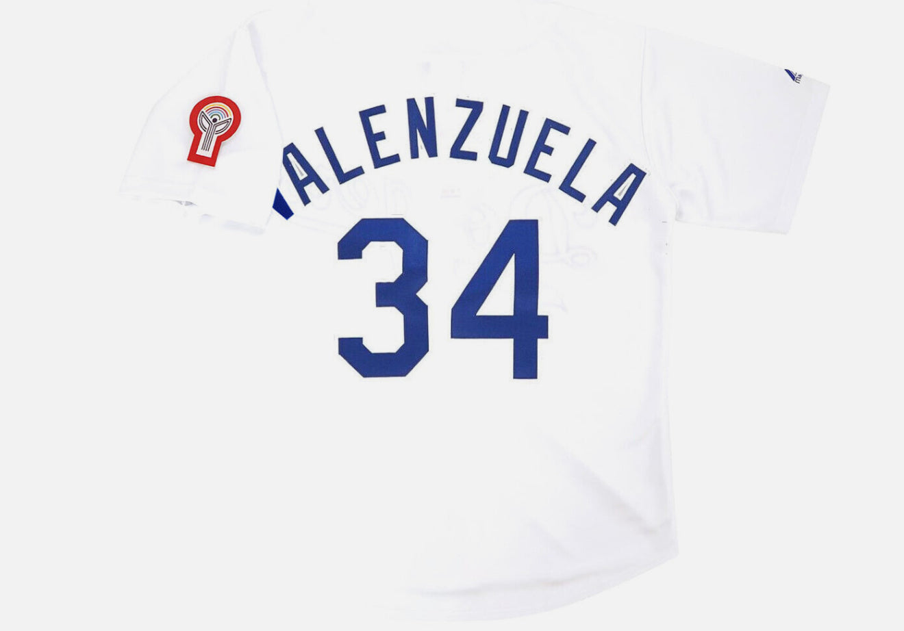 Dodgers Valenzuela throwback jersey