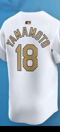 Dodgers Gold Champion jersey