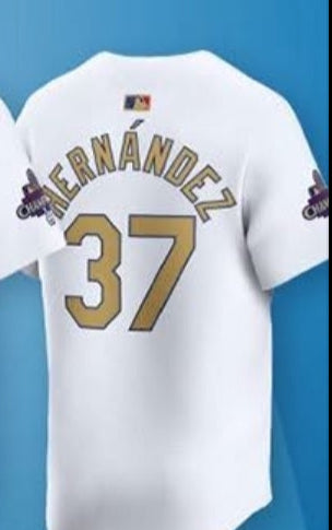 Dodgers Gold Champion jersey