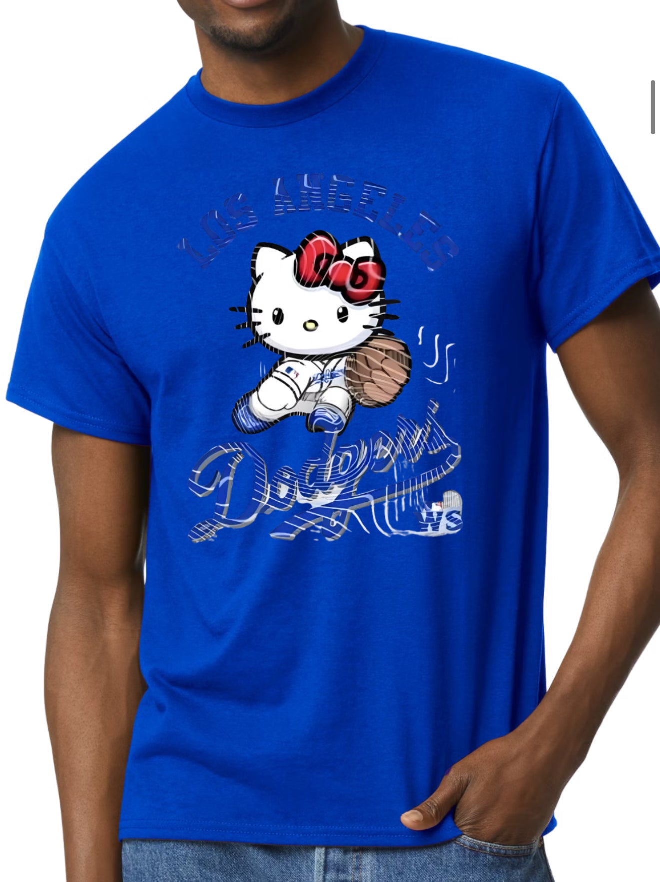 Hello kitty dodgers t shirts