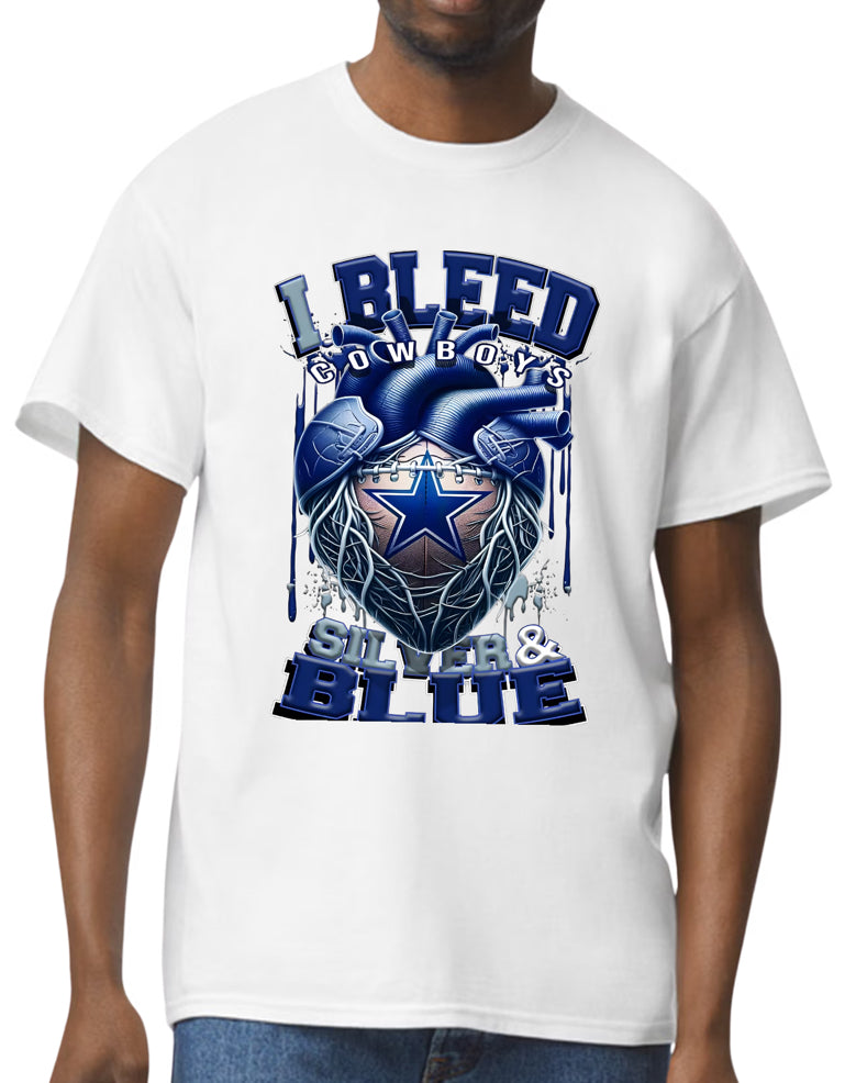 I bleed cowboys t shirts