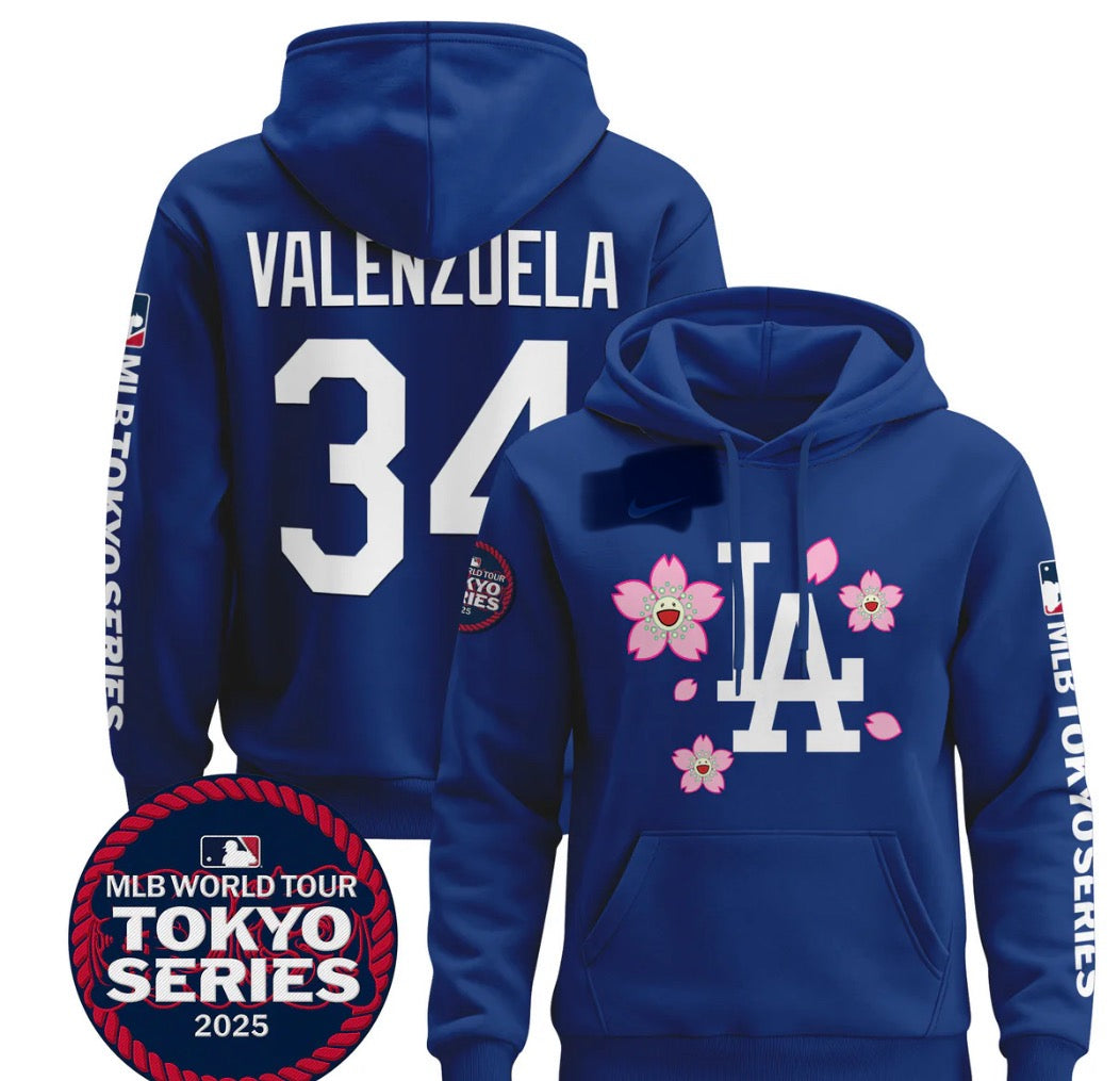 Dodgers Tokio 2025 Custom hoodies