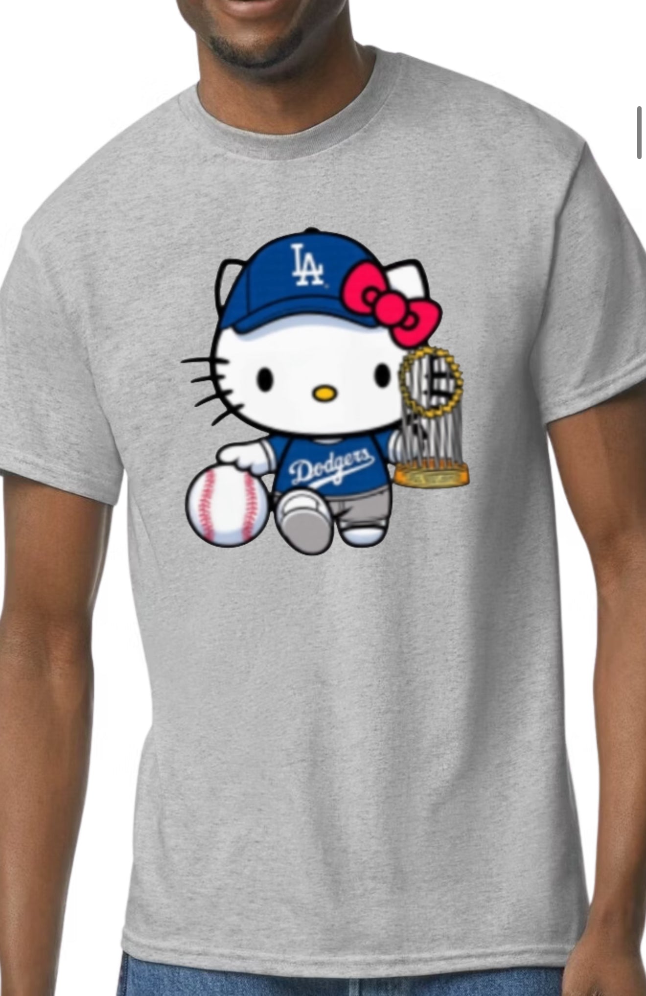 Hello kitty dodgers t shirts