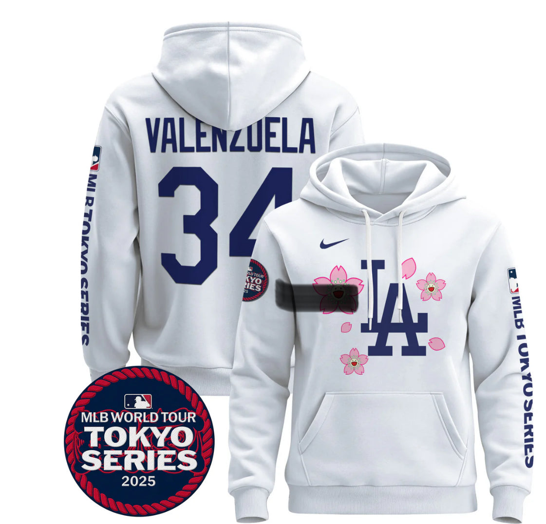 Dodgers Tokio 2025 Custom hoodies