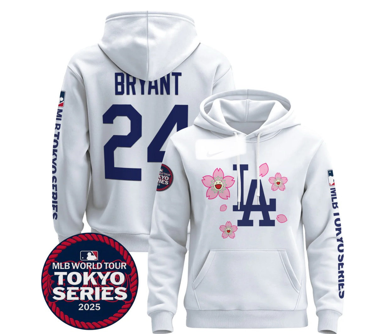 Dodgers Tokio 2025 Custom hoodies