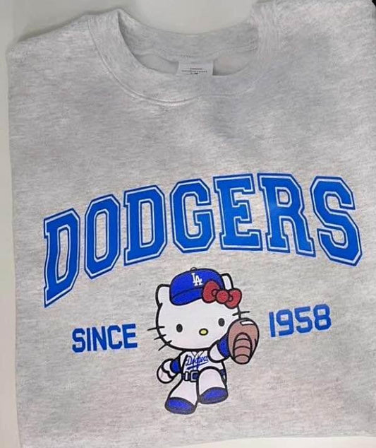 Hello kitty dodgers tshirt