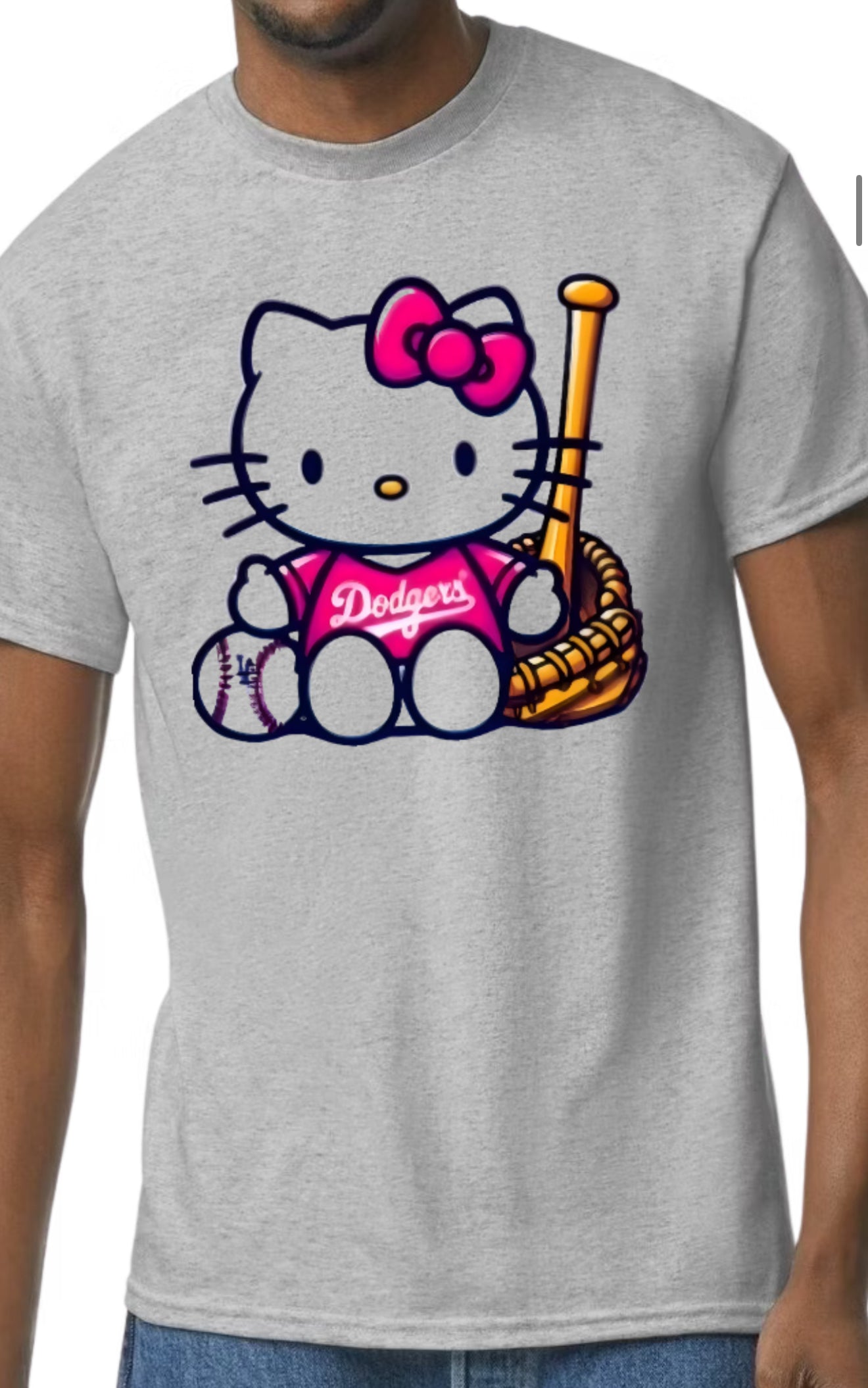 Hello kitty dodgers t shirts