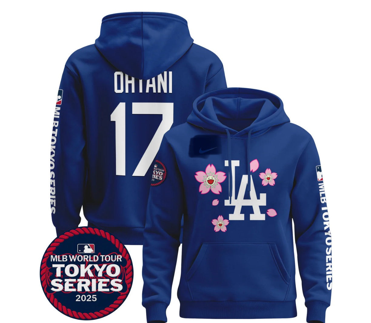 Dodgers Tokio 2025 Custom hoodies