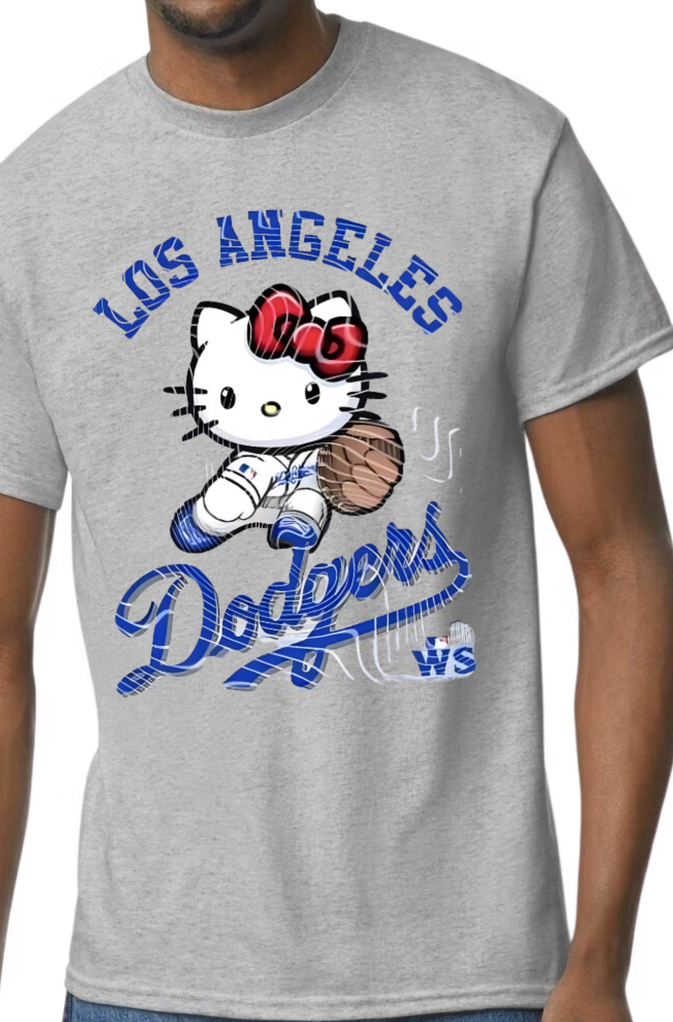 Hello kitty dodgers t shirts