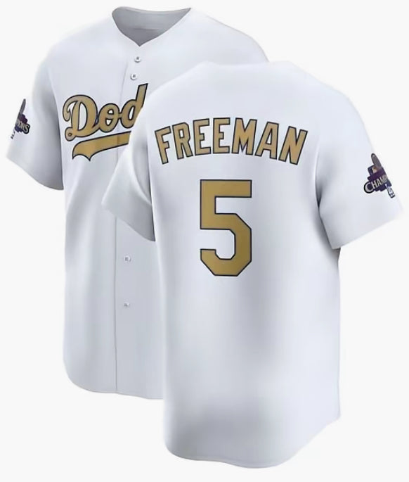 Dodgers Gold Champion jersey