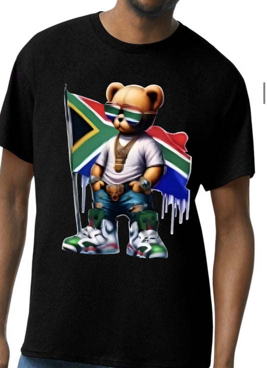 Cool bear represent the world tshirt