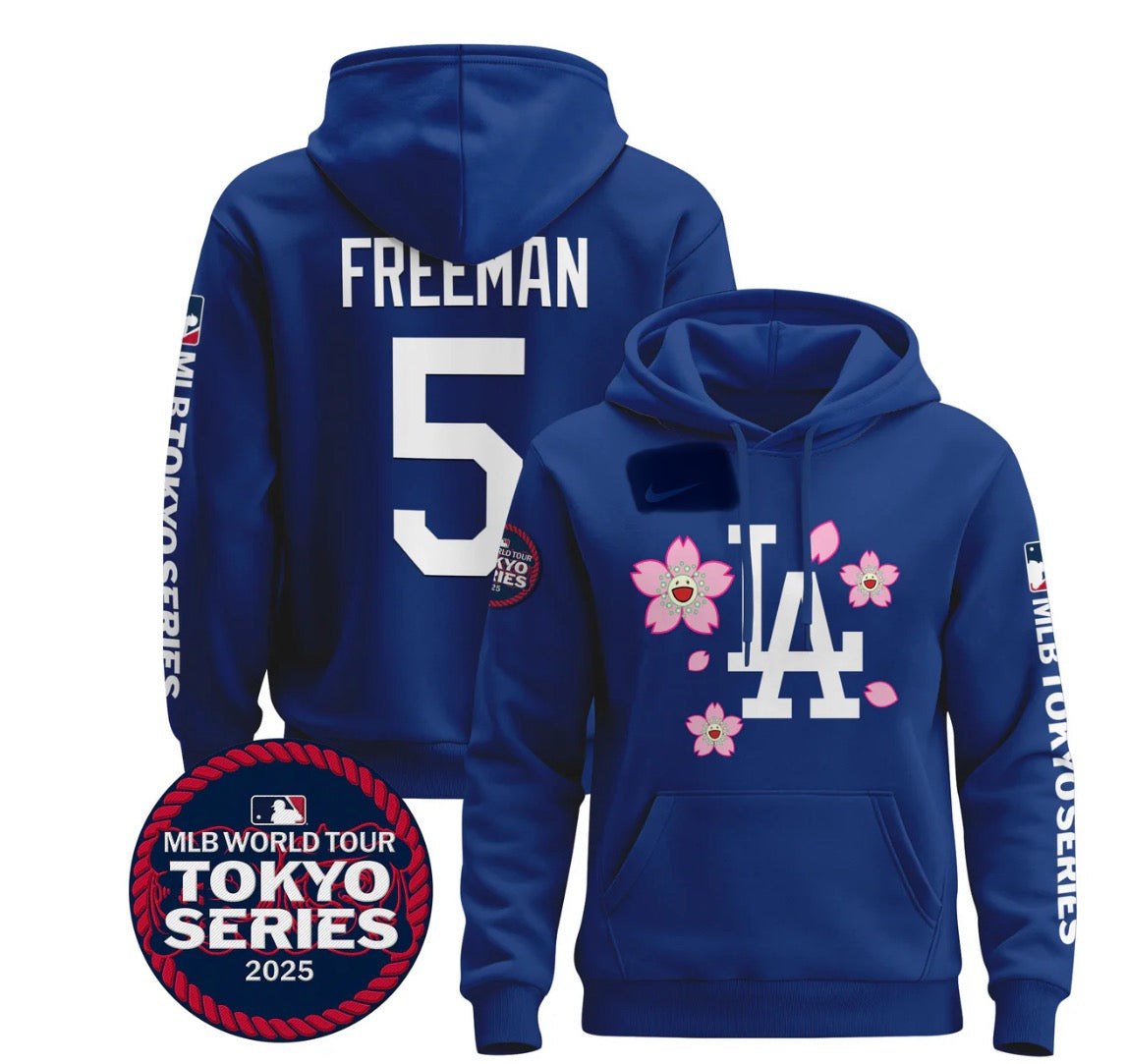 Dodgers Tokio 2025 Custom hoodies