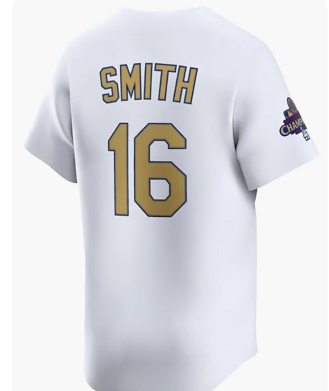 Dodgers Gold Champion jersey