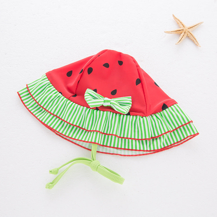 Children's Hot Spring Watermelon Split Swimsuit For Girls