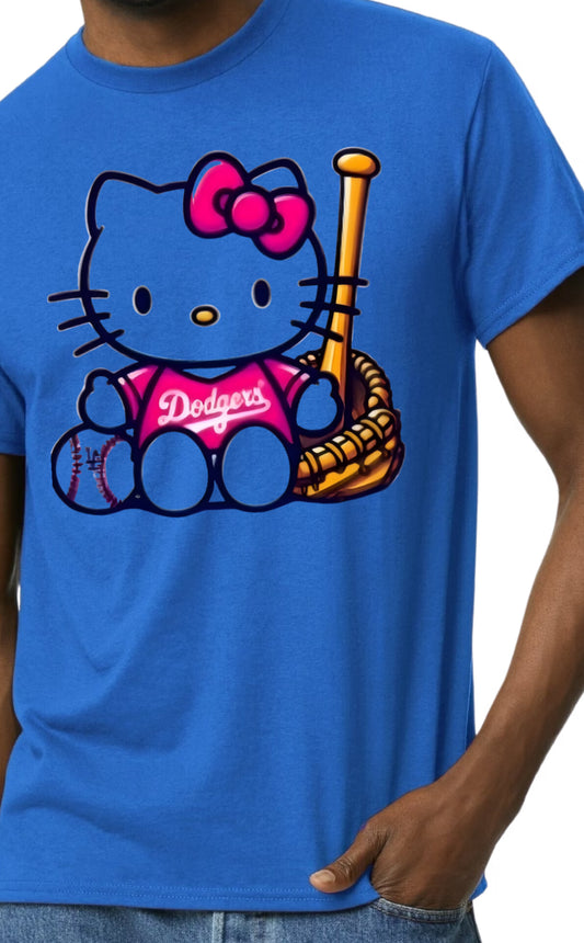 Hello kitty dodgers t shirts