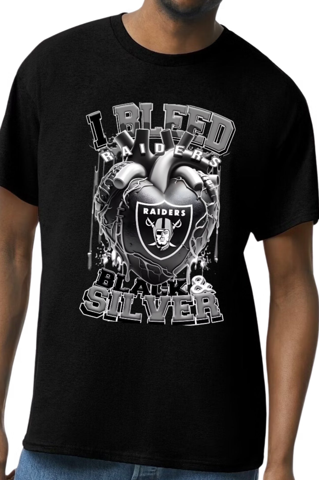 I bleed raiders t shirts