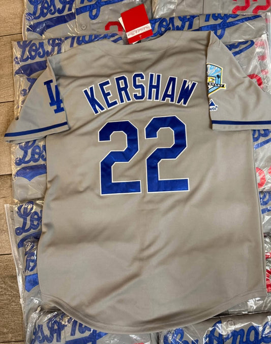 Dodgers Kershaw throwback jersey