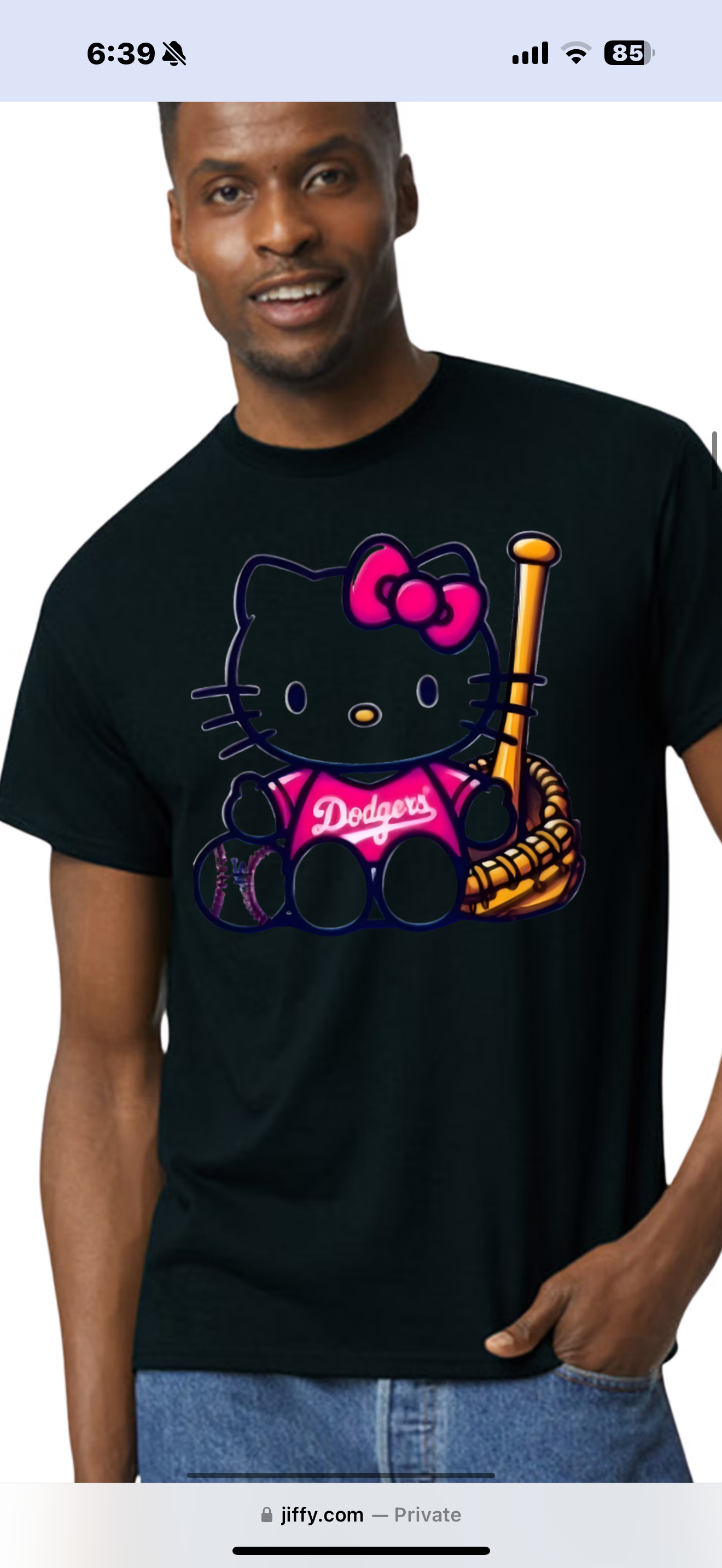 Hello kitty dodgers t shirts