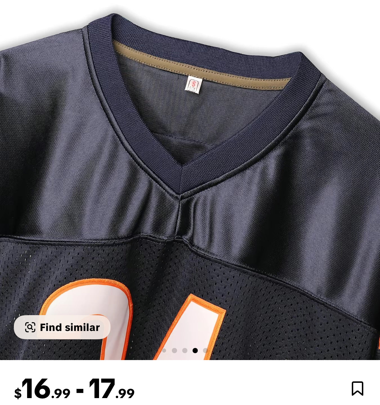 Custom NFL throwback jersey