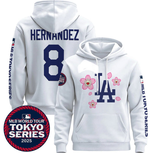 Dodgers Tokio 2025 Custom hoodies
