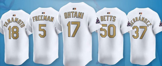 Dodgers Gold Champion jersey