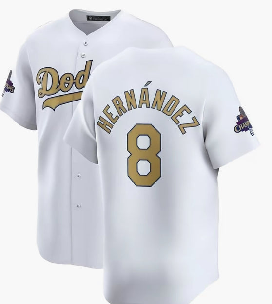 Dodgers Gold Champion jersey