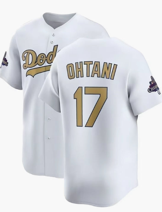 Dodgers Gold Champion jersey