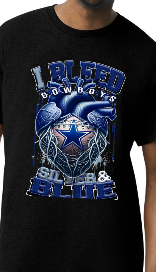 I bleed cowboys t shirts