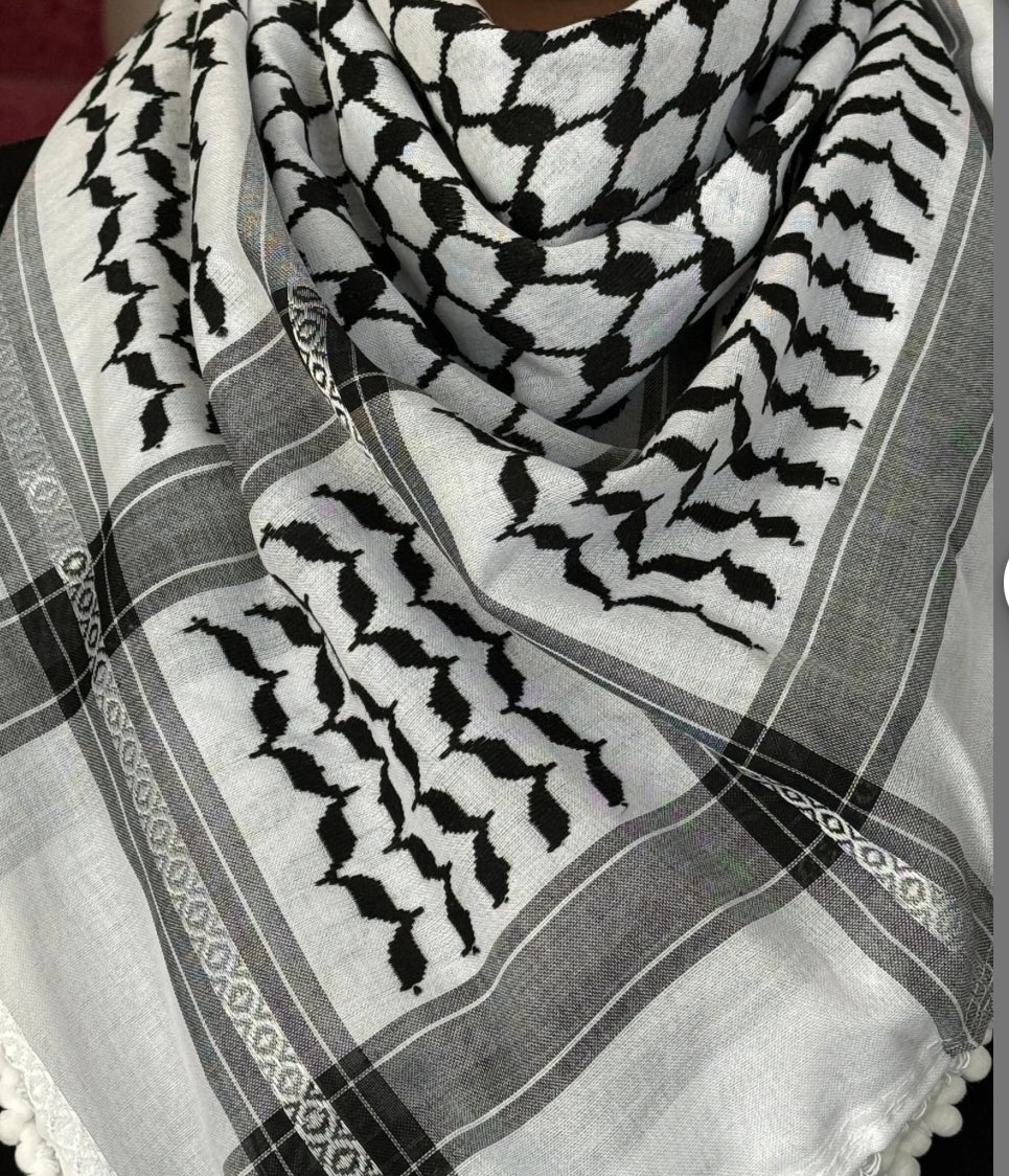 PALESTINIAN AUTHENTIC KEFFIYEH!!