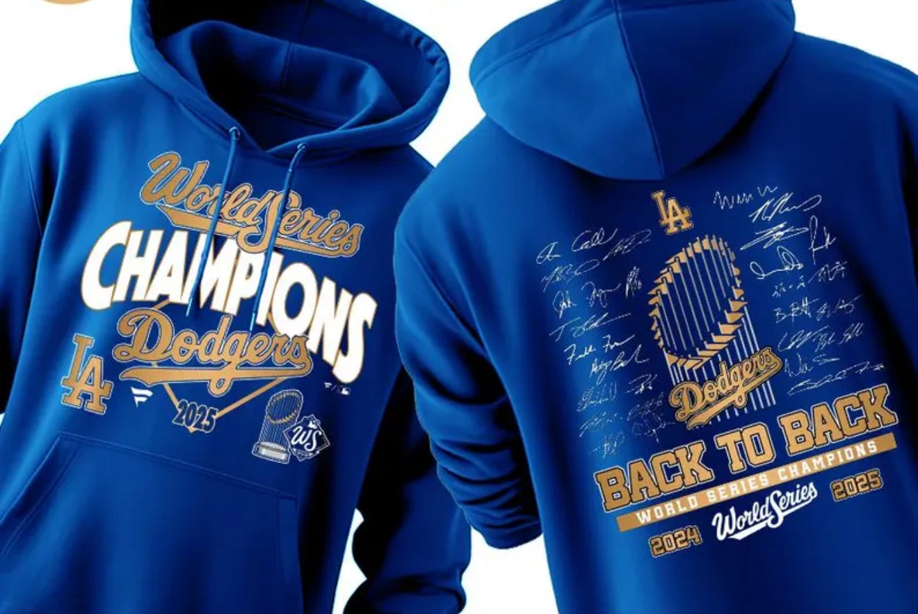 Dodgers custom hoodies