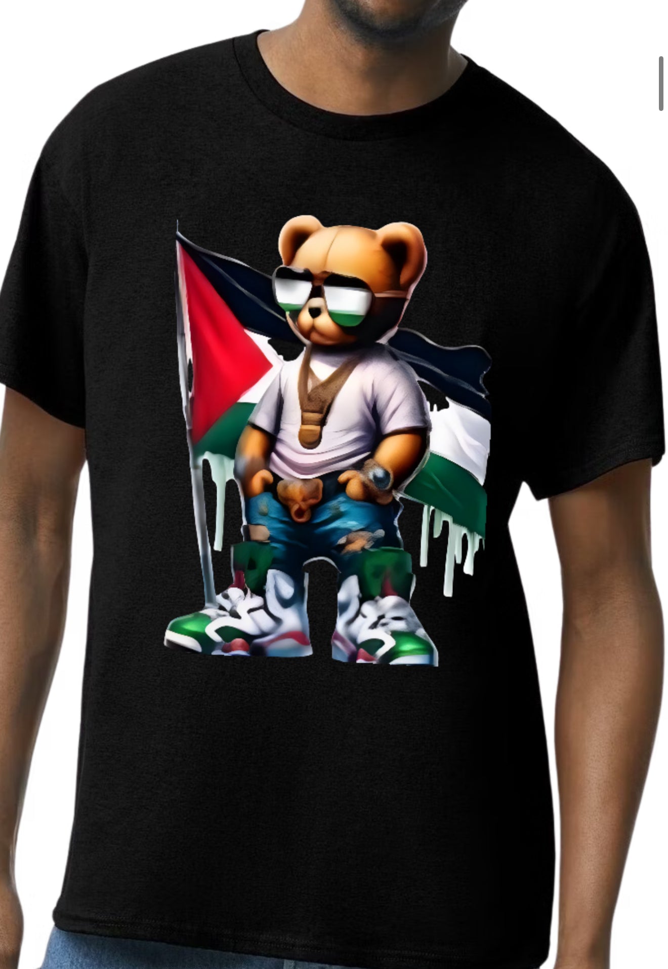 Cool bear represent the world tshirt