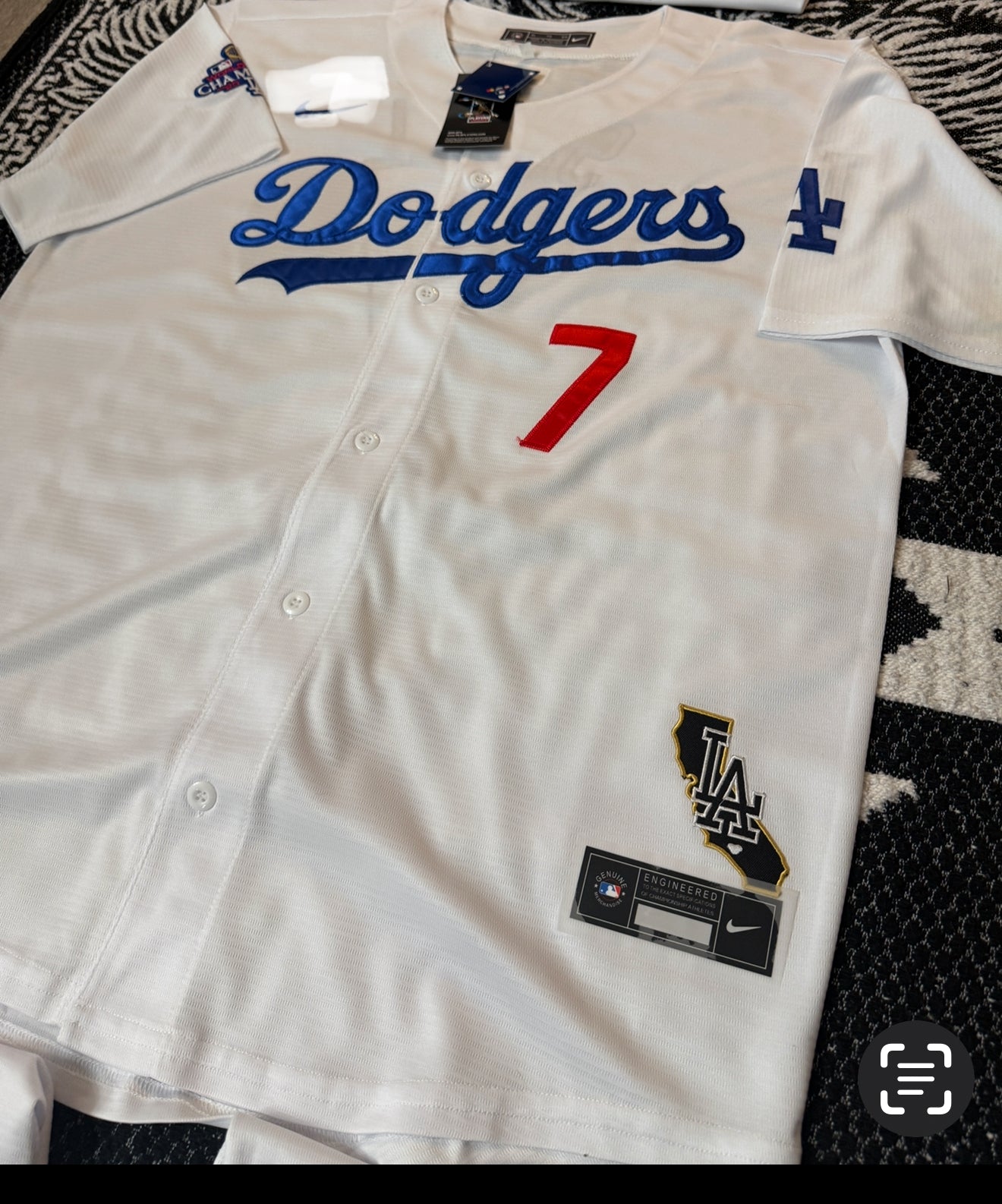 Dodgers WS jerseys