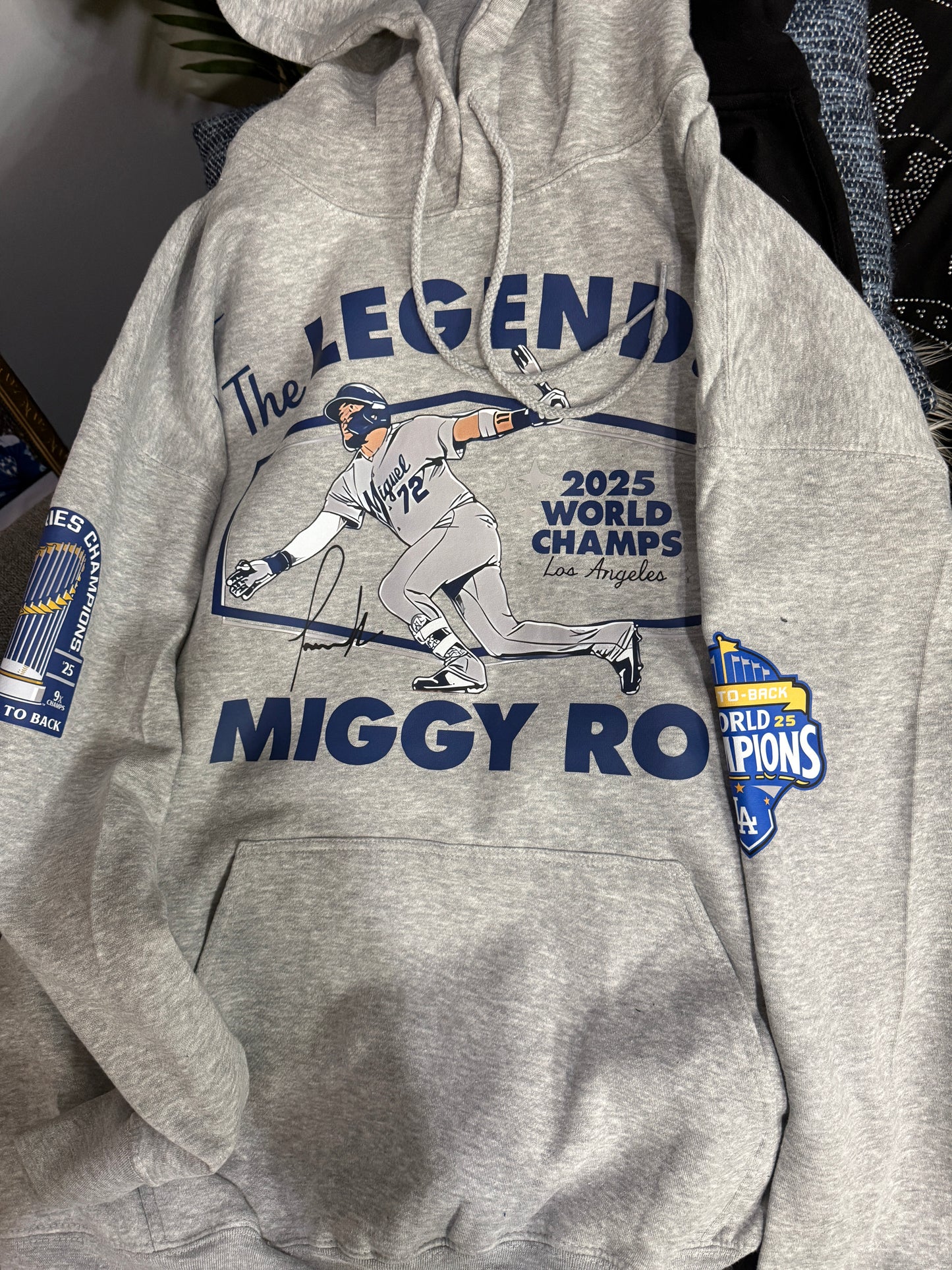 Dodgers Miggy hoodies