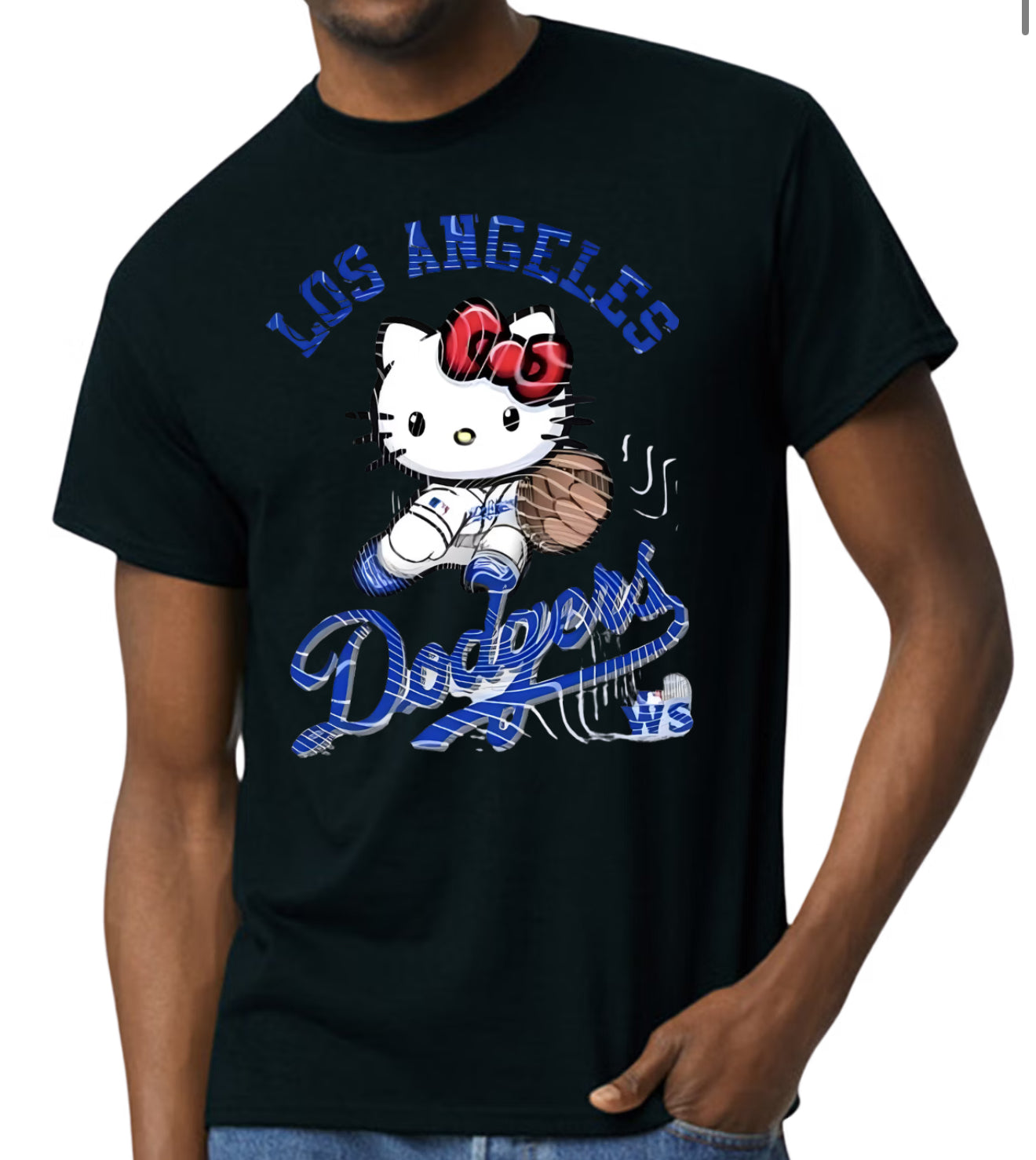Hello kitty dodgers t shirts