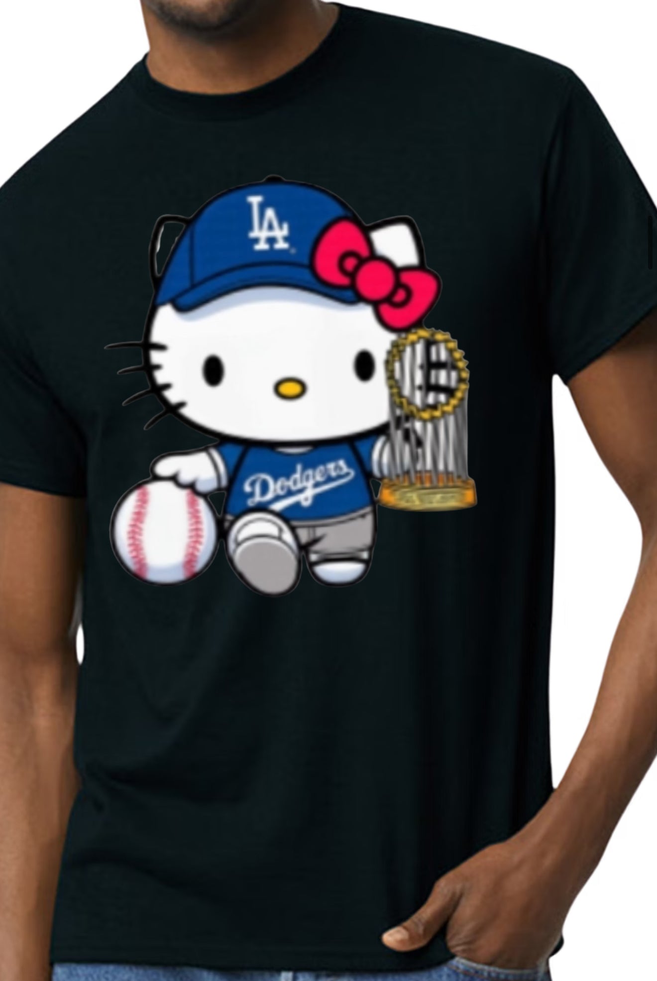 Hello kitty dodgers t shirts