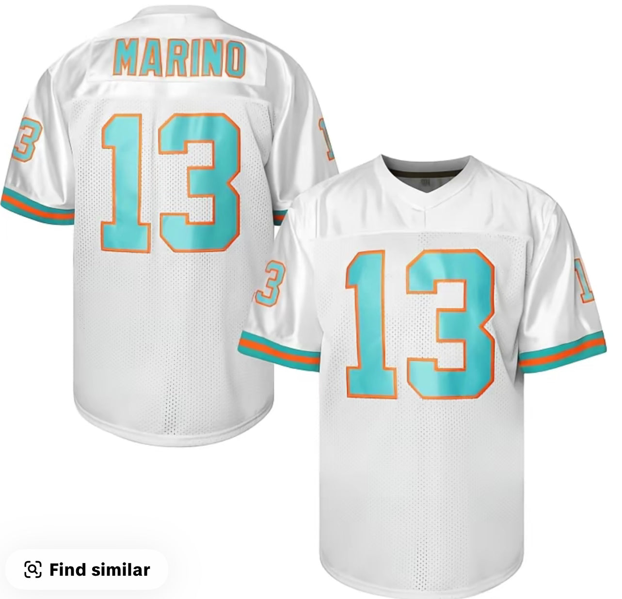 Custom NFL throwback jersey