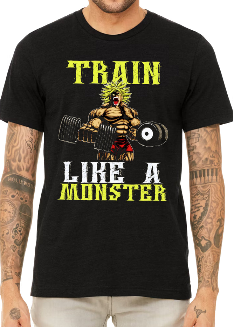 TSHIRTS TRAIN LIKE A MONSTER