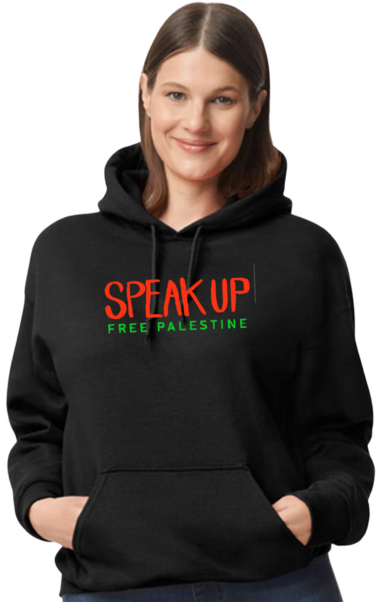 SPEAK UP FREE PALESTINE HOODIES